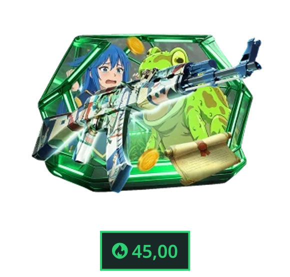 wapenskin “Alleen explosie” met felgroene explosieve visuals