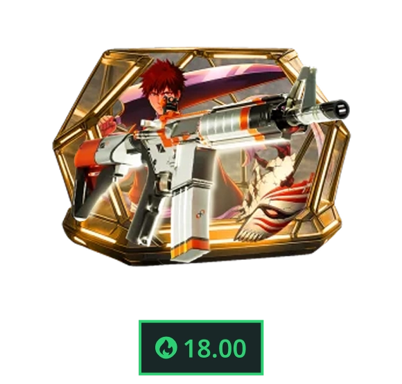 wapenskin “Soul Division” met anime-stijl personage en wapen